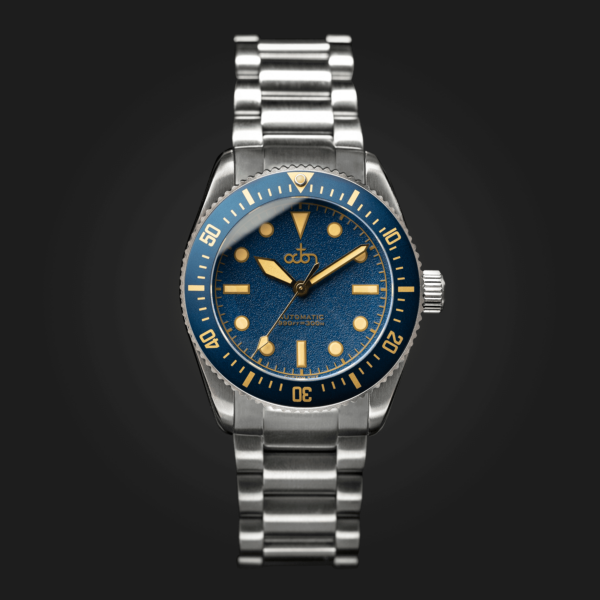Baltic Blue Gold Watch with Stainless Steel Bracelet