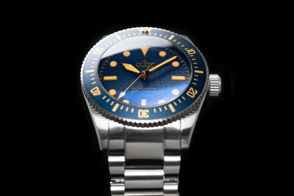 Baltic Blue Gold Watch with Stainless Steel Bracelet - Image 2
