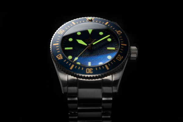 Baltic Blue Gold Watch with Stainless Steel Bracelet - Image 3