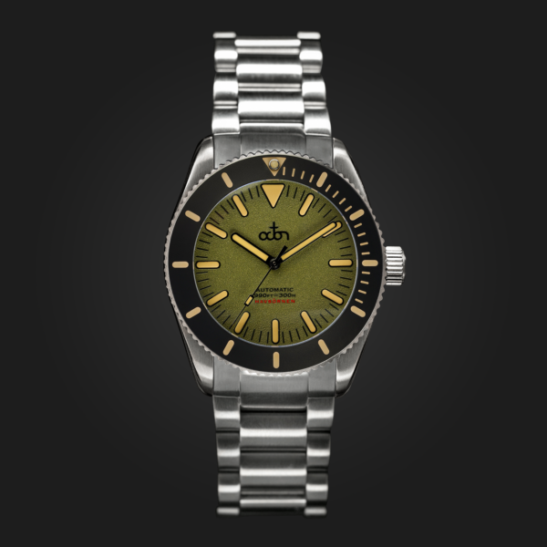 Havsörnen – Moss Green Watch with Stainless Steel Bracelet