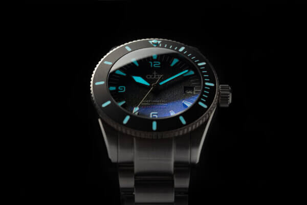 Bläckfisken - Black - Swiss Made Watch with Stainless Steel Bracelet - Image 3